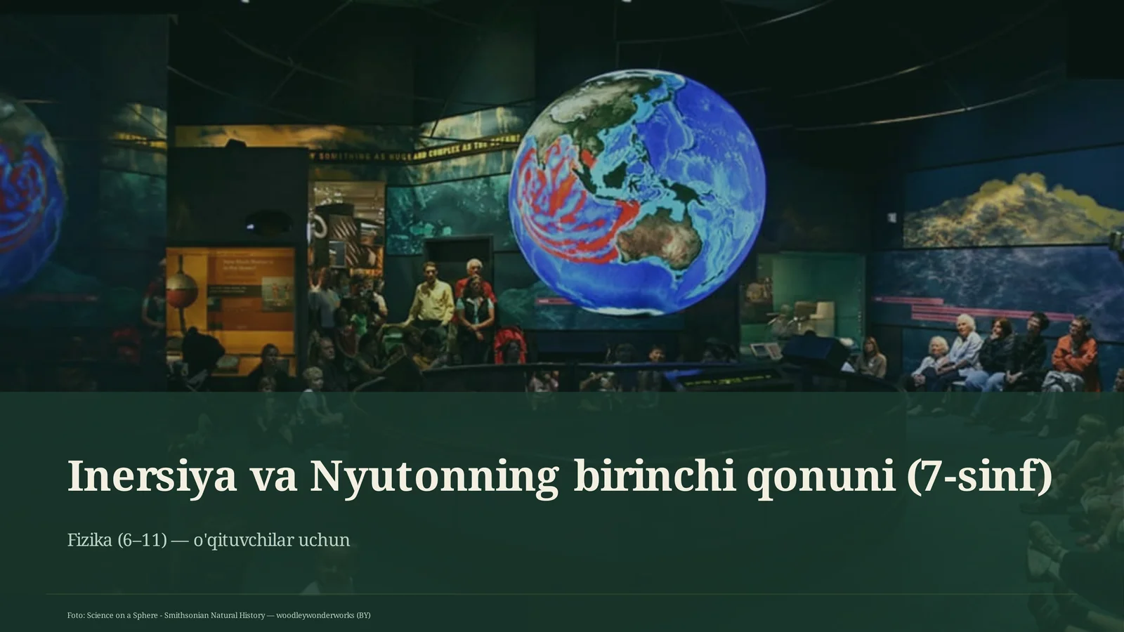 Inersiya va Nyutonning birinchi qonuni (7-sinf)