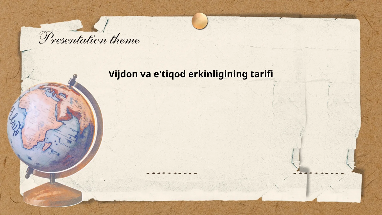 Vijdon va e'tiqod erkinligining tarifi