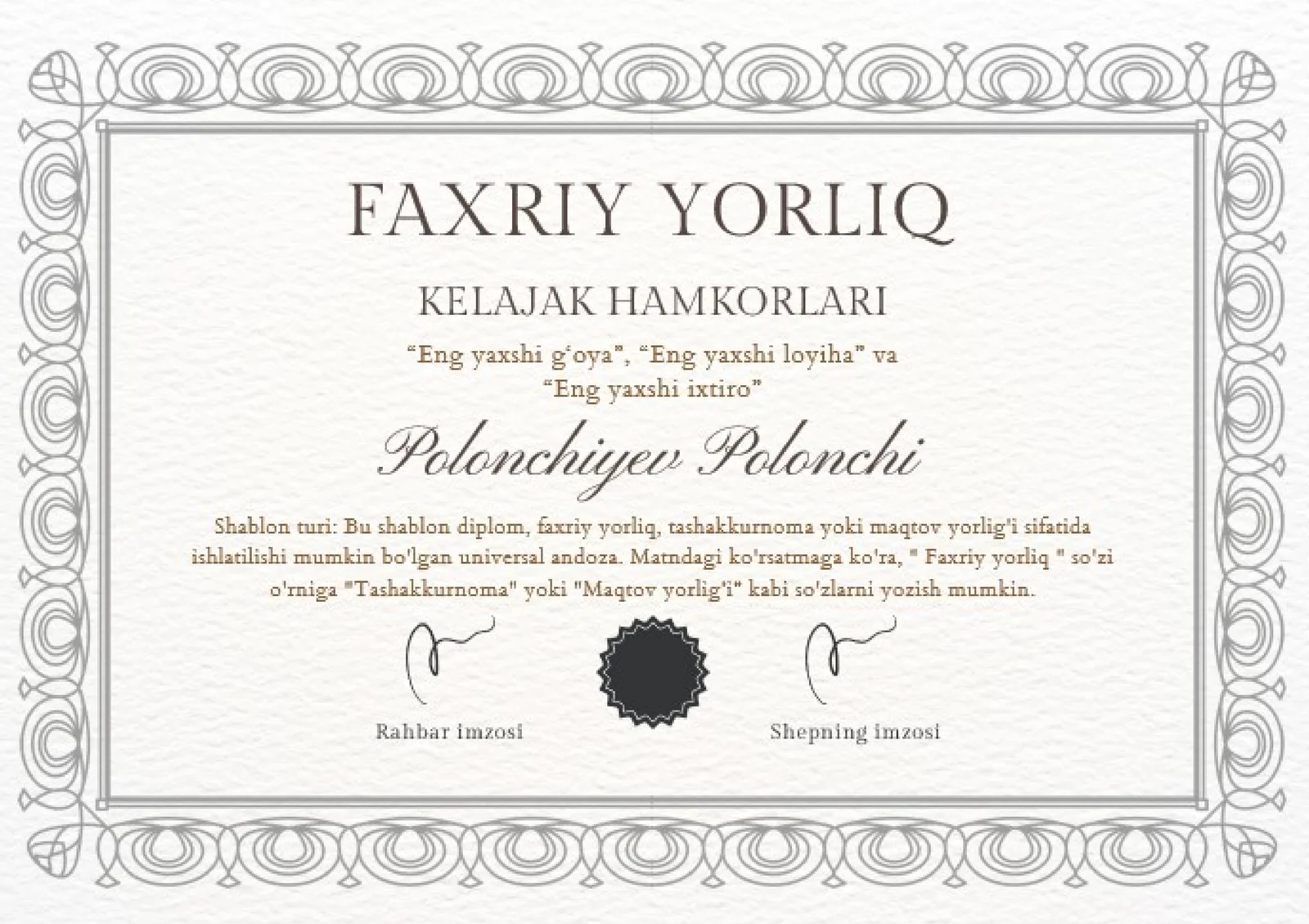FAXRIY YORLIQ