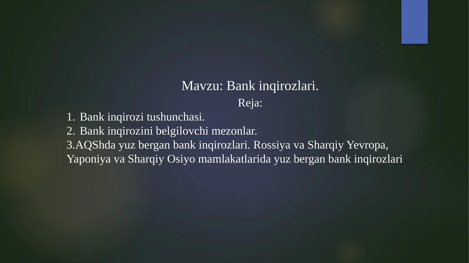 bank inqirozi