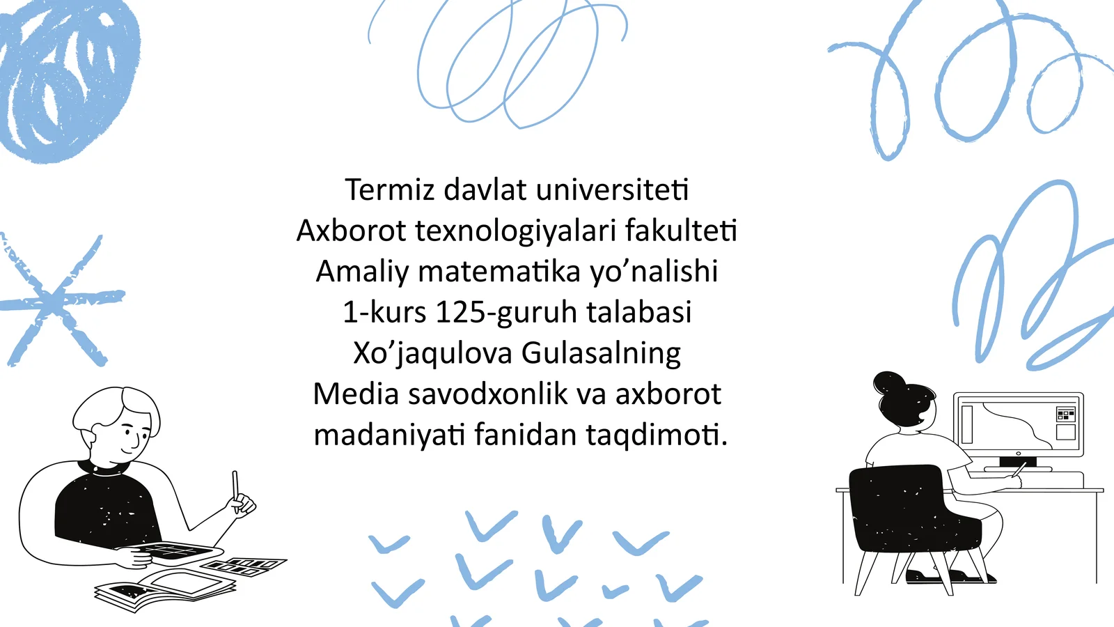 Media savodxonlik va axborotmadaniyati fanidan taqdimoti