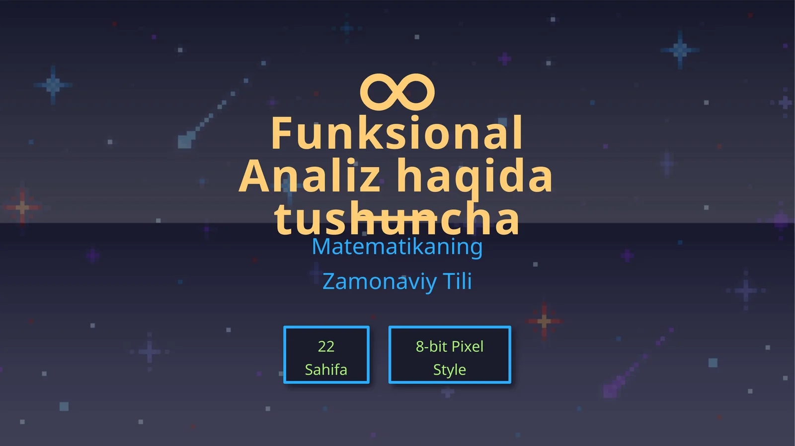 Funksional Analiz haqida tushuncha