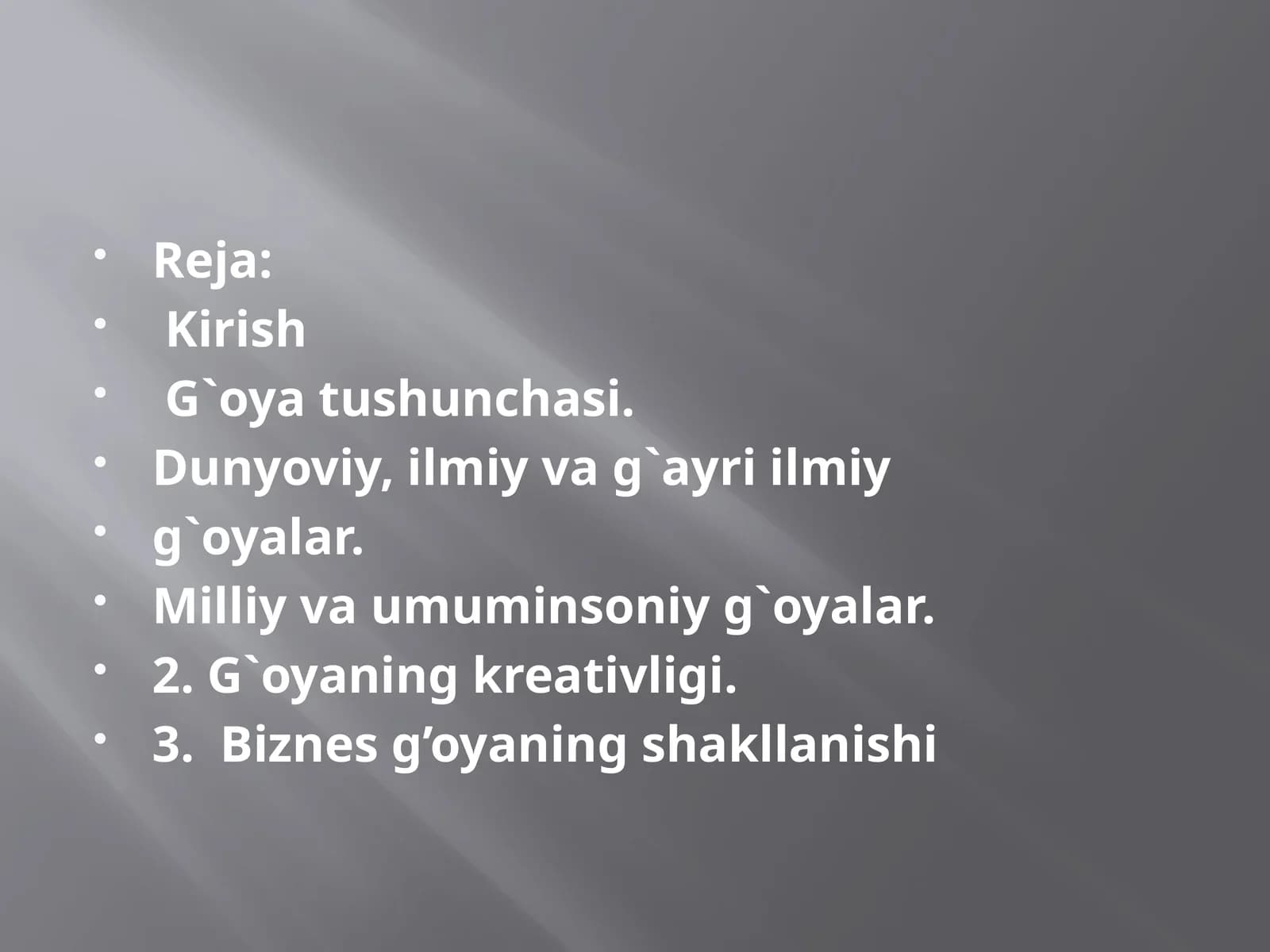 G'oya va haqiqat