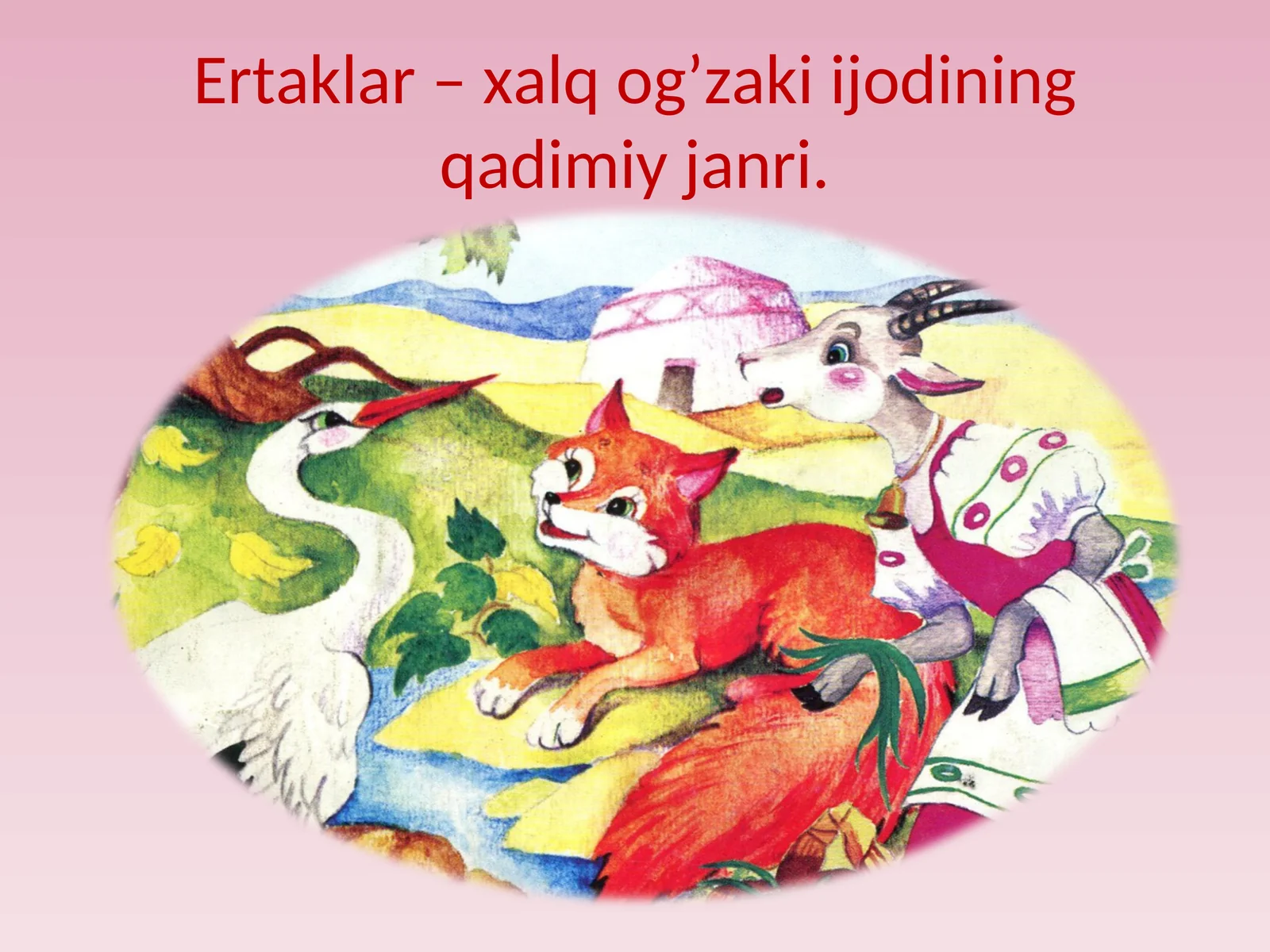 Ertaklar – Xalq og’zaki ijodining qadimiy janri