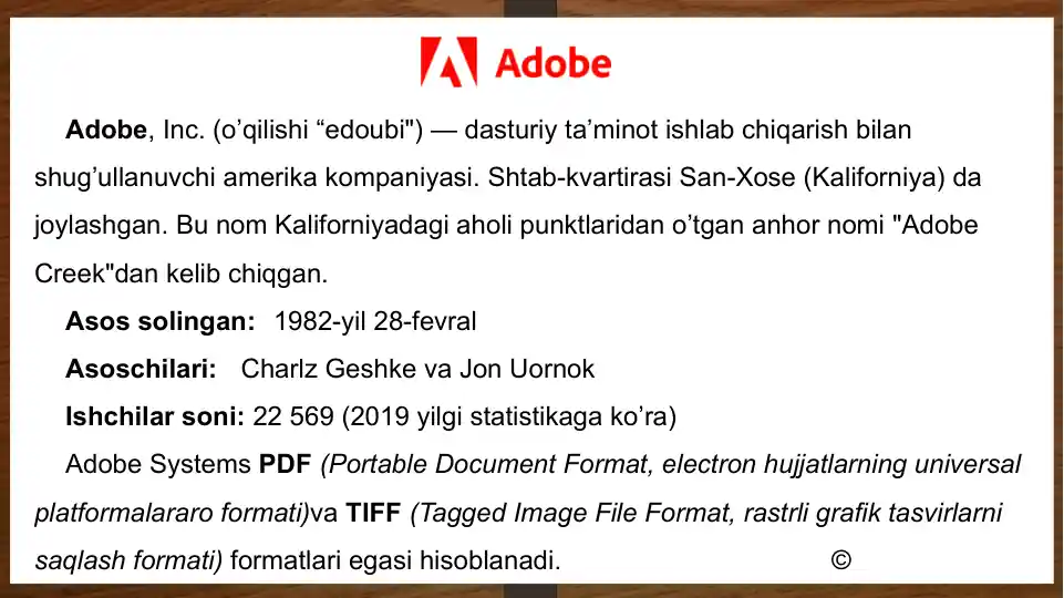 Product slide 1