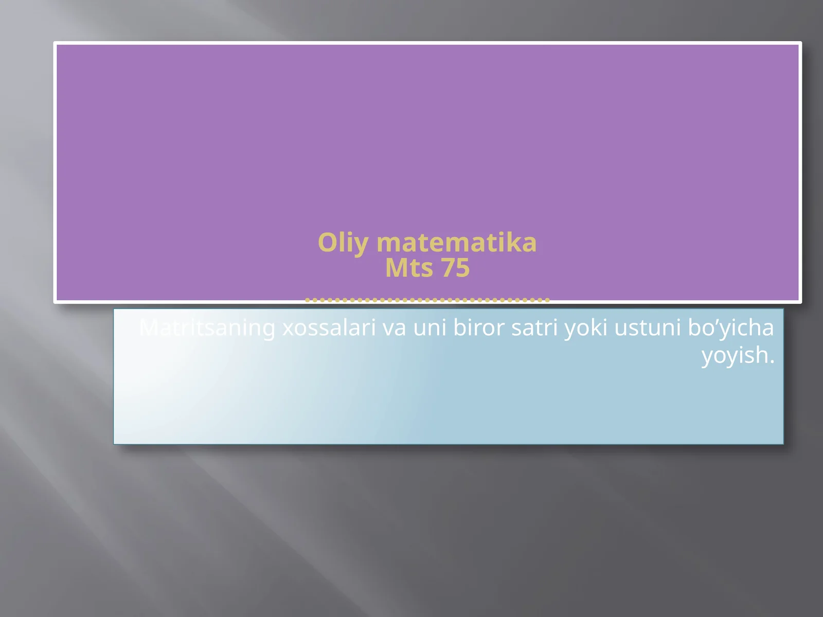 Product slide 1
