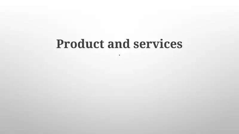 Product slide 1