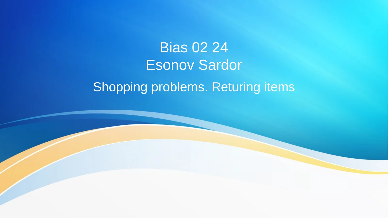 Product slide 1