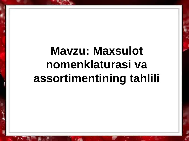 Product slide 1
