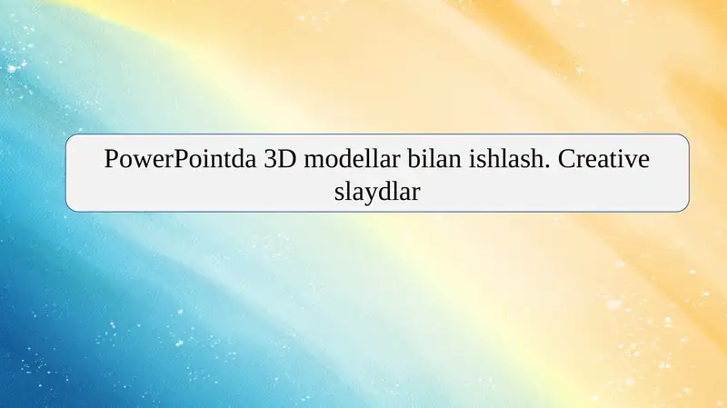 Product slide 1
