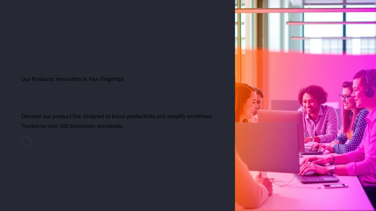 Product slide 1