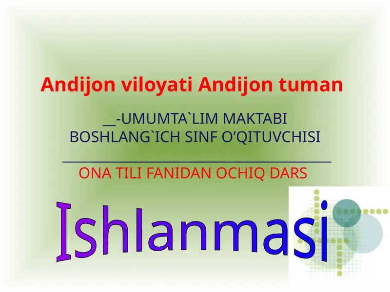 Product slide 1