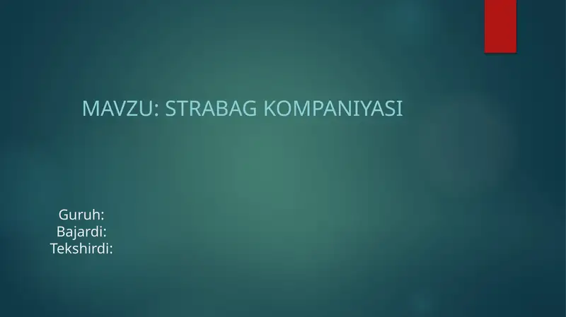 Product slide 1