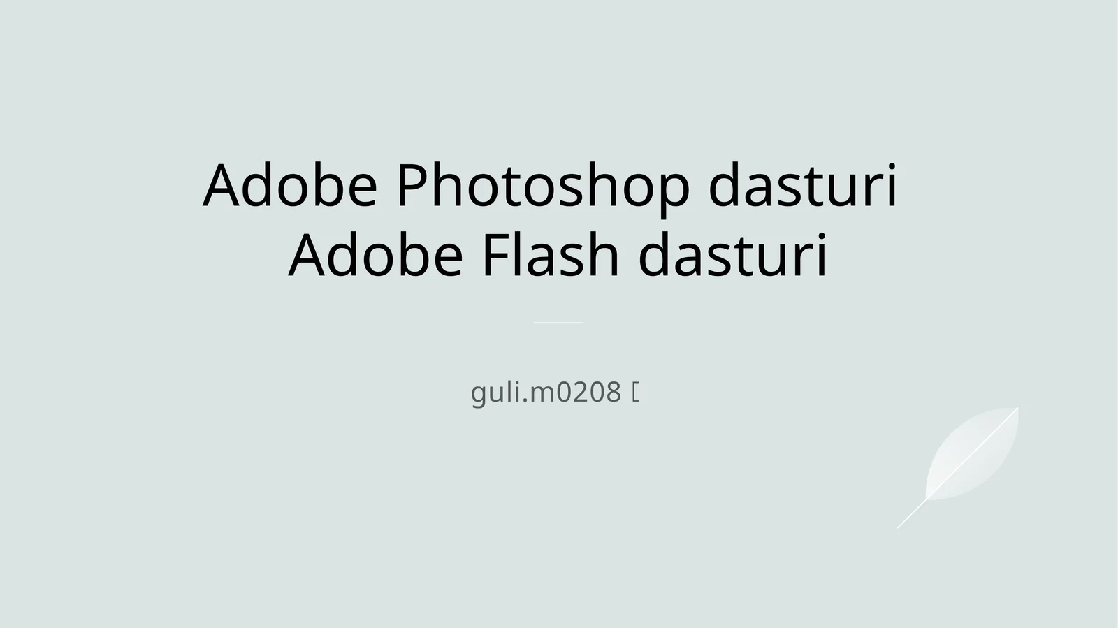 Product slide 1