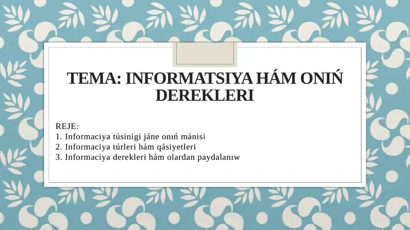 Product slide 1