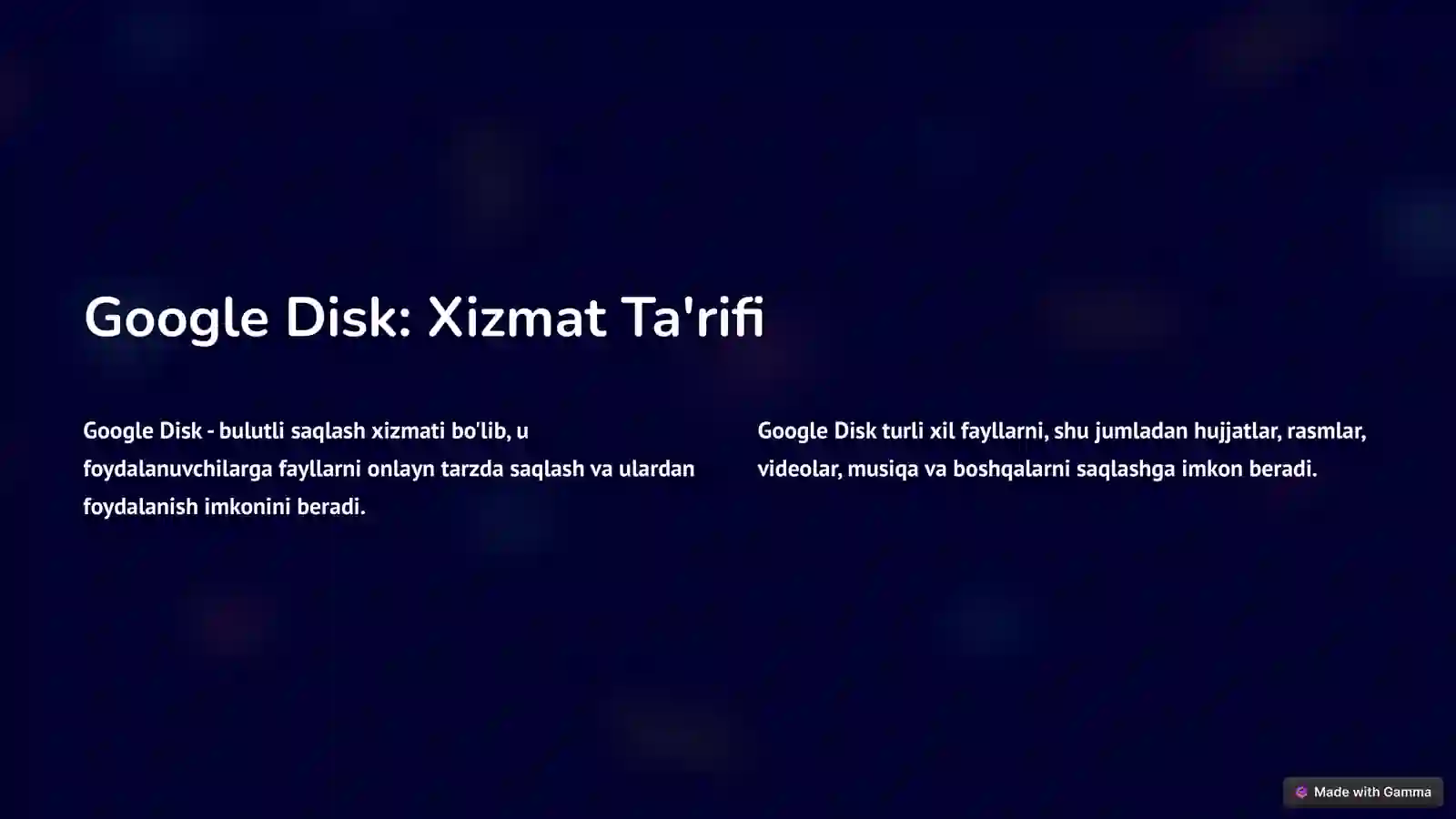 Product slide 2