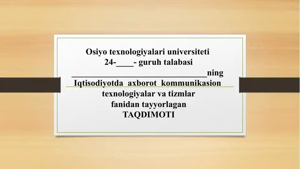 Product slide 1