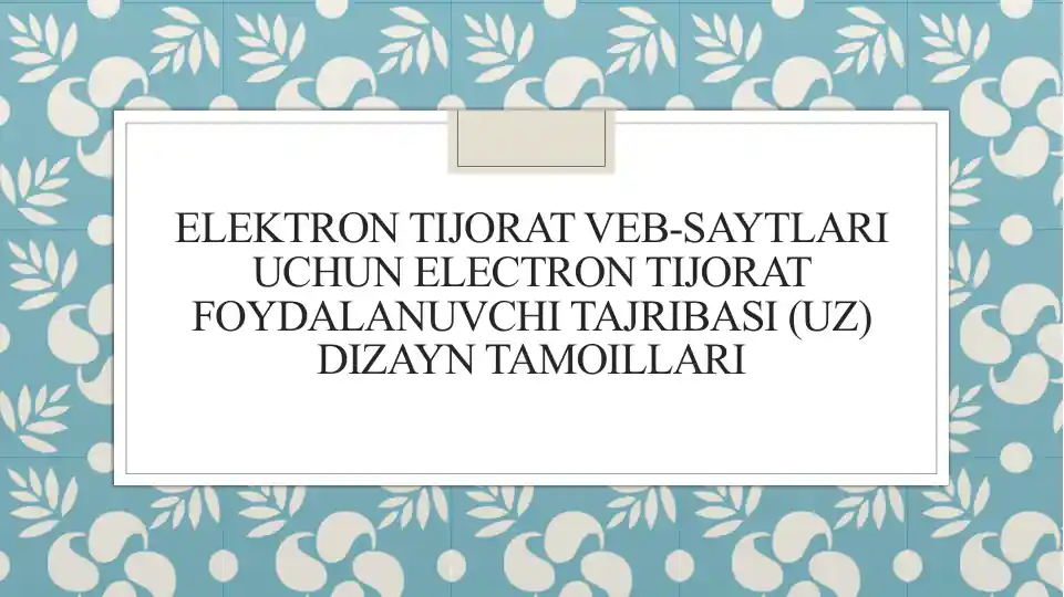 Product slide 1