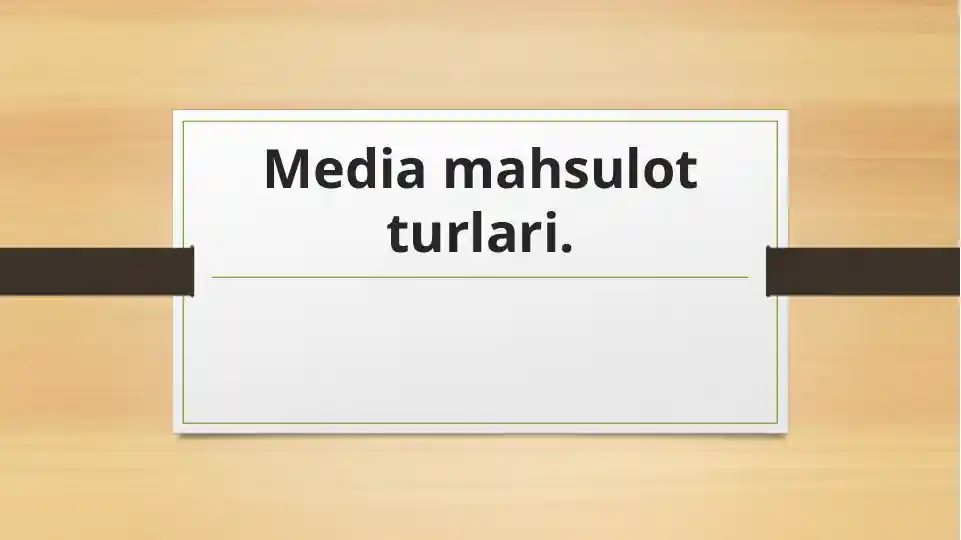 Product slide 1