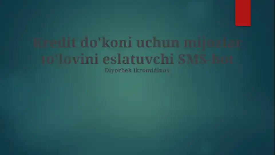 Product slide 1