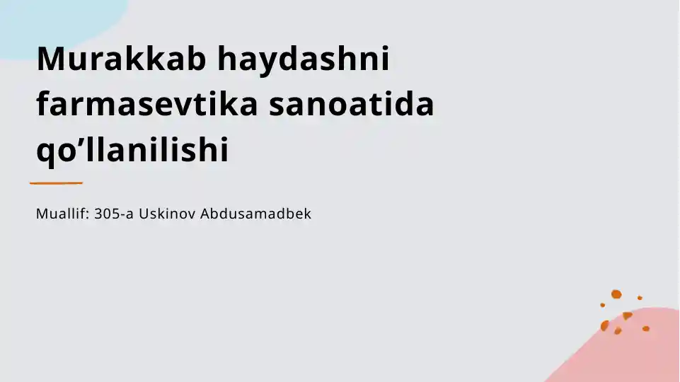 Product slide 1