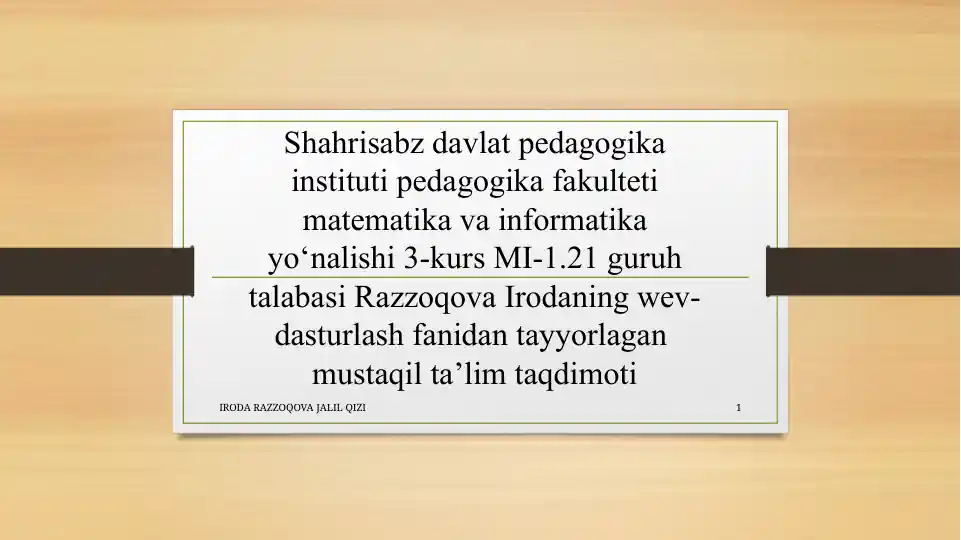 Product slide 1