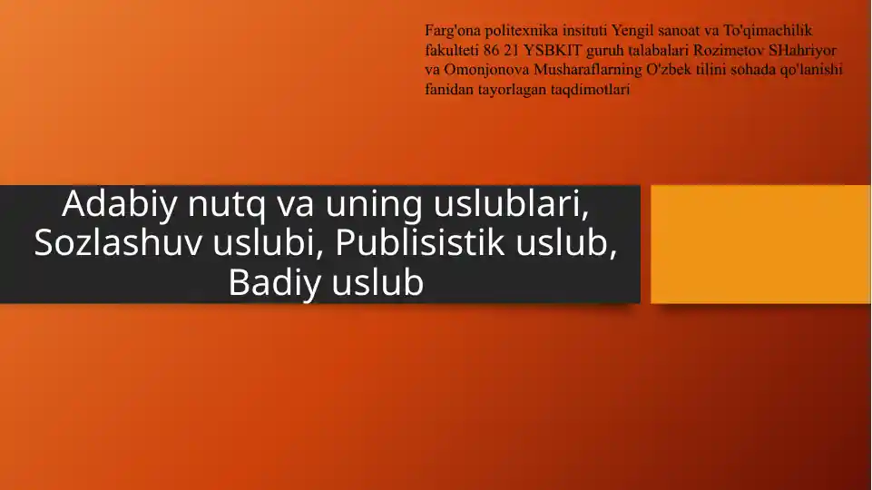 Product slide 1