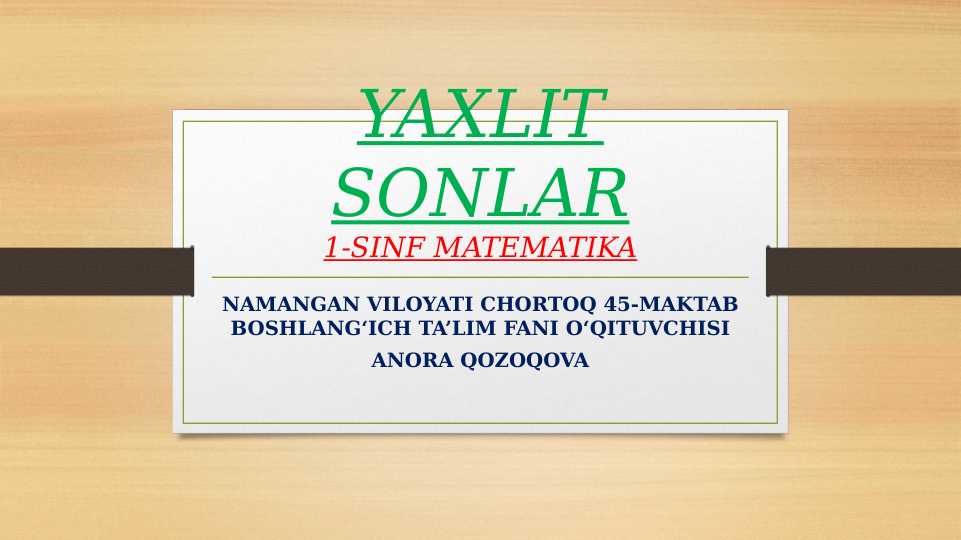 Product slide 1