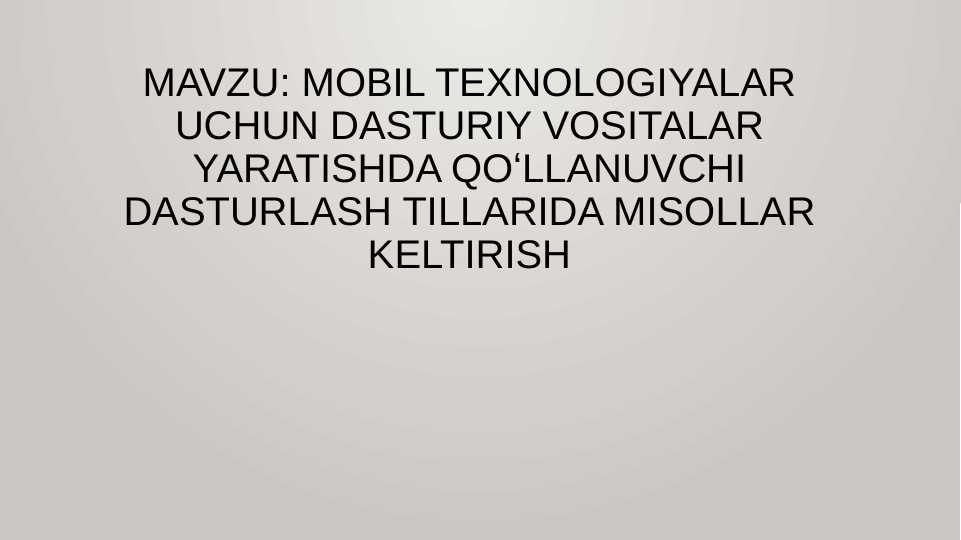 Product slide 1