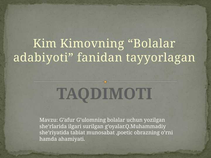 Product slide 1