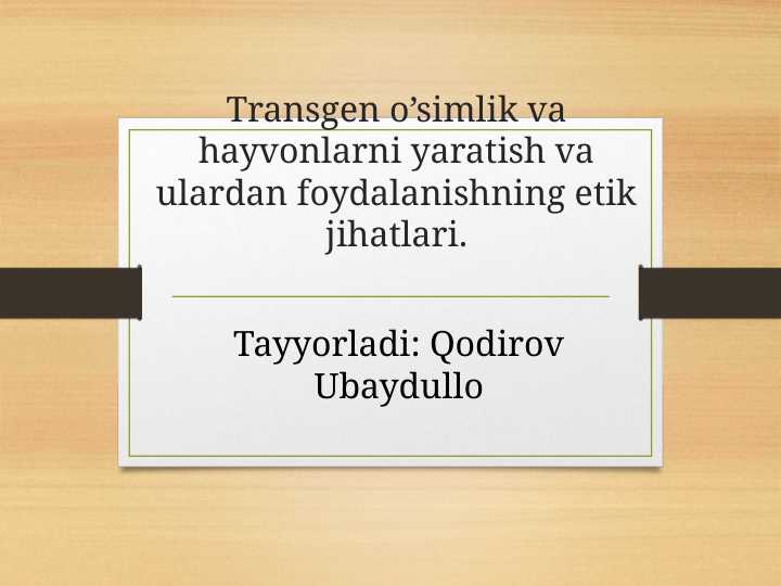 Product slide 1