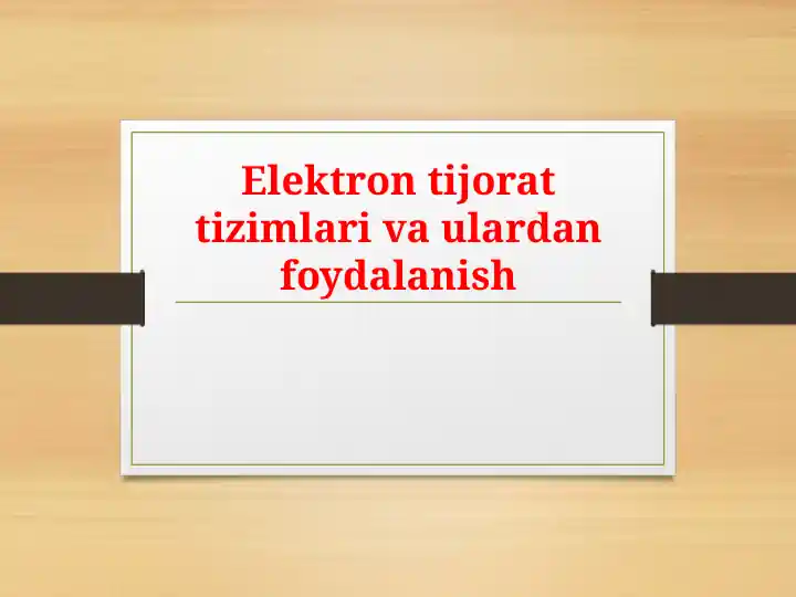 Product slide 1