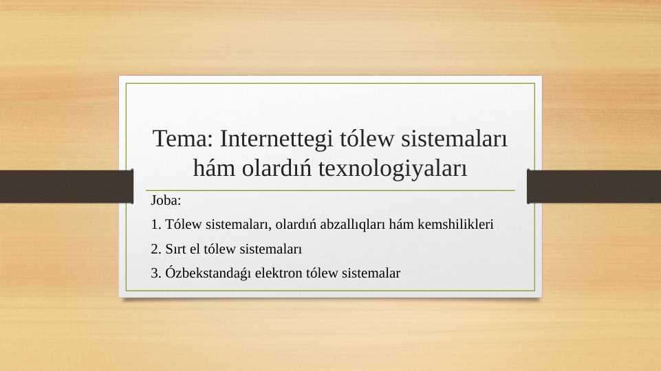 Product slide 1