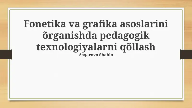 Product slide 1