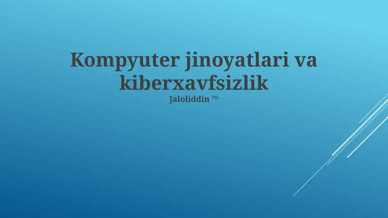 Product slide 1