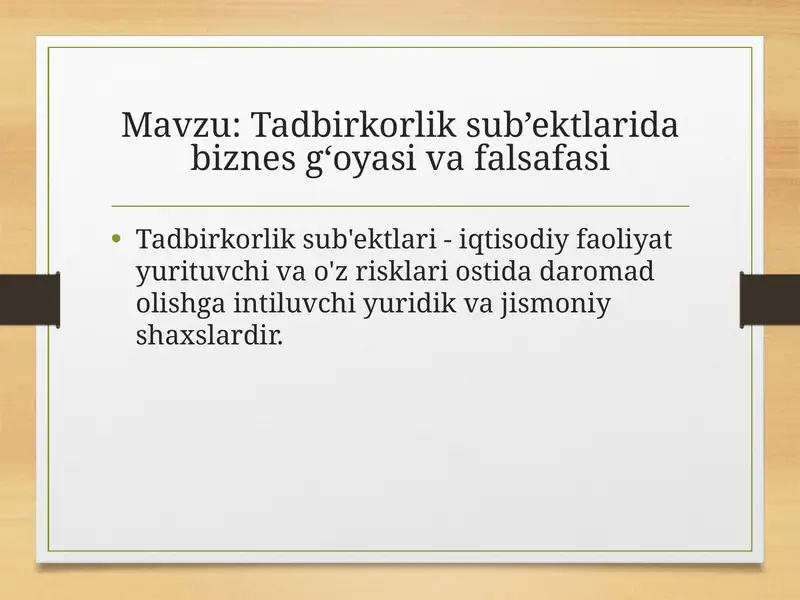 Product slide 1