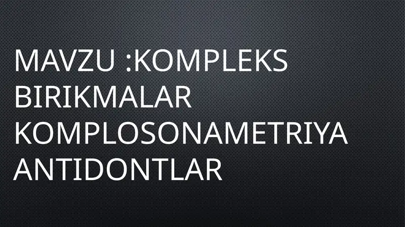 Product slide 1