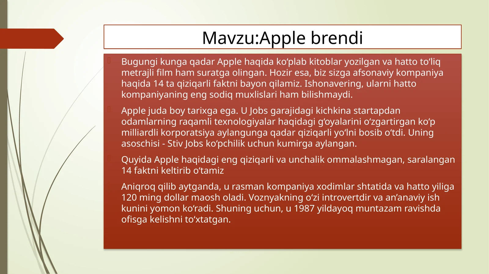 Product slide 1