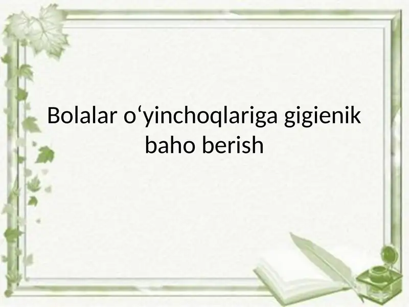 Product slide 1