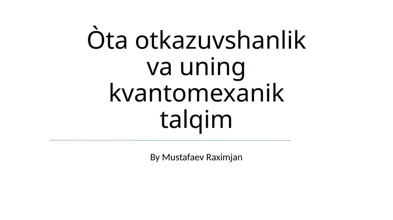 Product slide 1