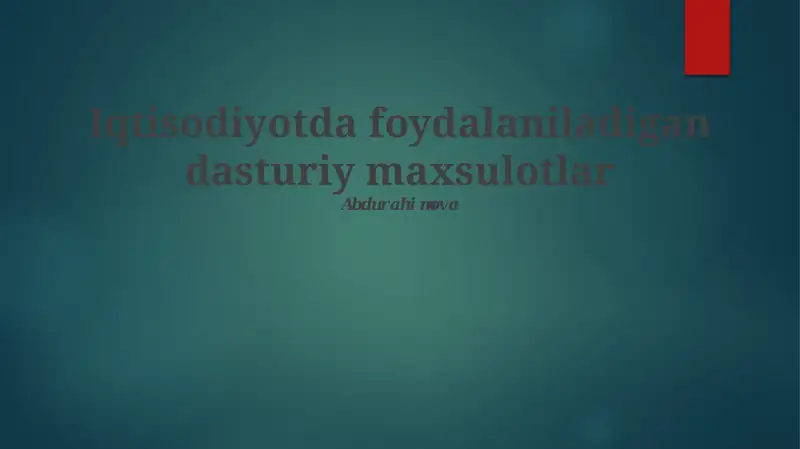 Product slide 1