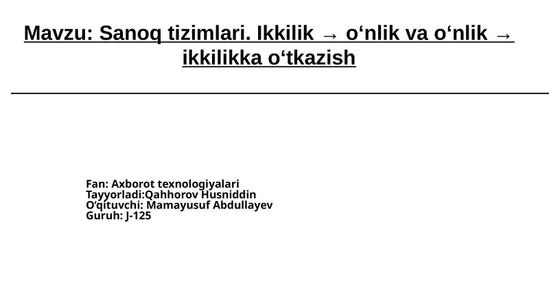 Product slide 1